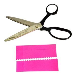 Vintage Wiss Model CB7 Pinking Shears Scissors 7.5" Long Made in USA